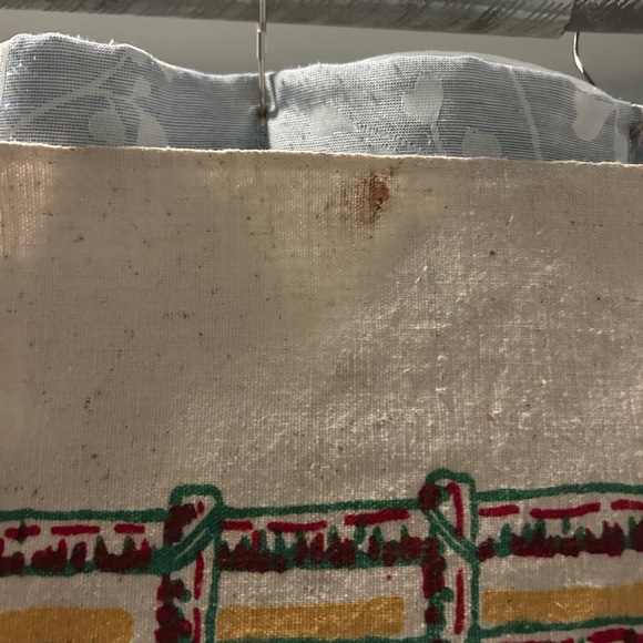 Vintage Wyoming 40s/50s Souvenir Tablecloth or Wall Hanging - Picture 6 of 7